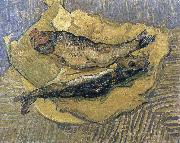 Vincent Van Gogh herrings oil